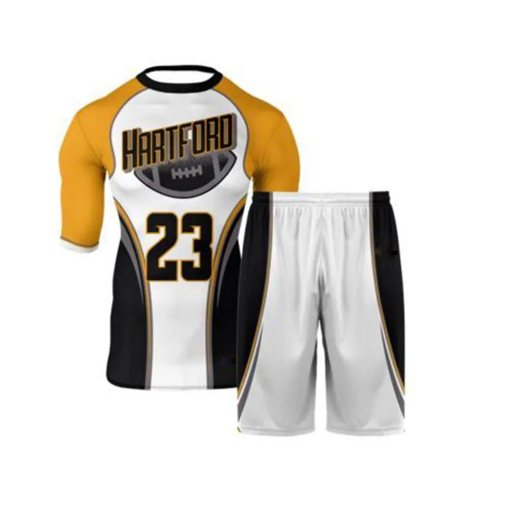 New Men American Football Uniform Top Quality 7 on 7 Sports Uniform Embroidery Men clothing