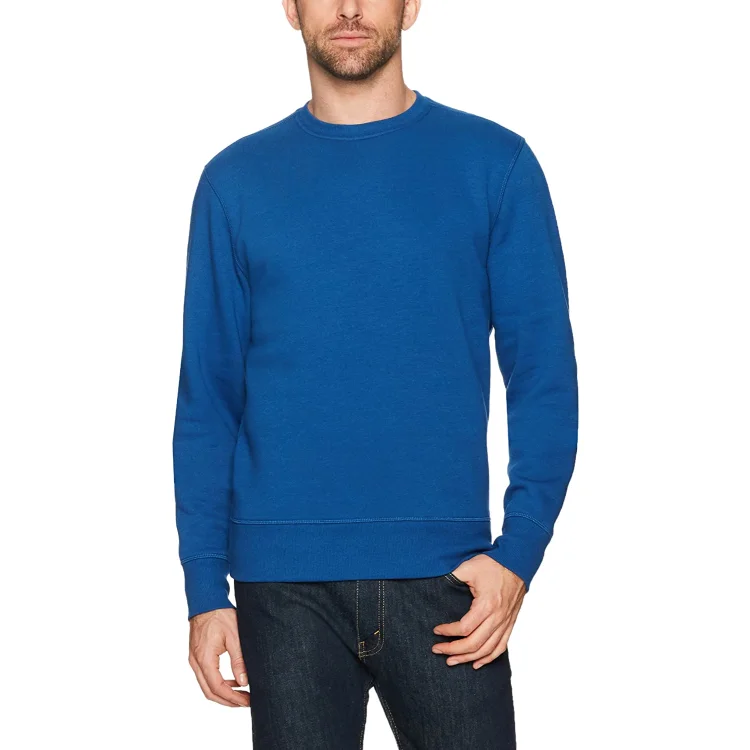 Wholesale Factory Custom Soft Cotton Sweatshirt Eco Friendly Plain Printing Sportswear Fleece Sweatshirt