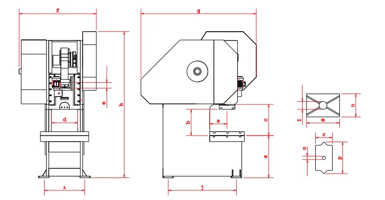 C TYPE ECCENTRIC PRESS  (Pneumatic Clutch and Brake Combination)