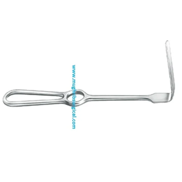 Ретрактор с кольцом и ручкой размер лезвия 160x30 мм 25 см