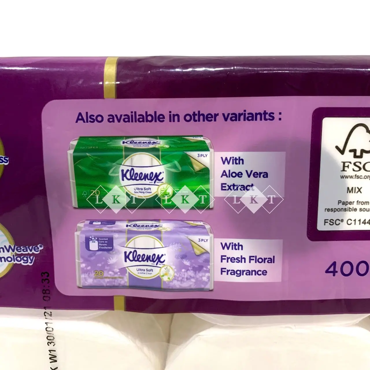 Wholesale Export Kleenex Ultra Soft Cottony Clean Toilet Tissue Roll 3 Ply