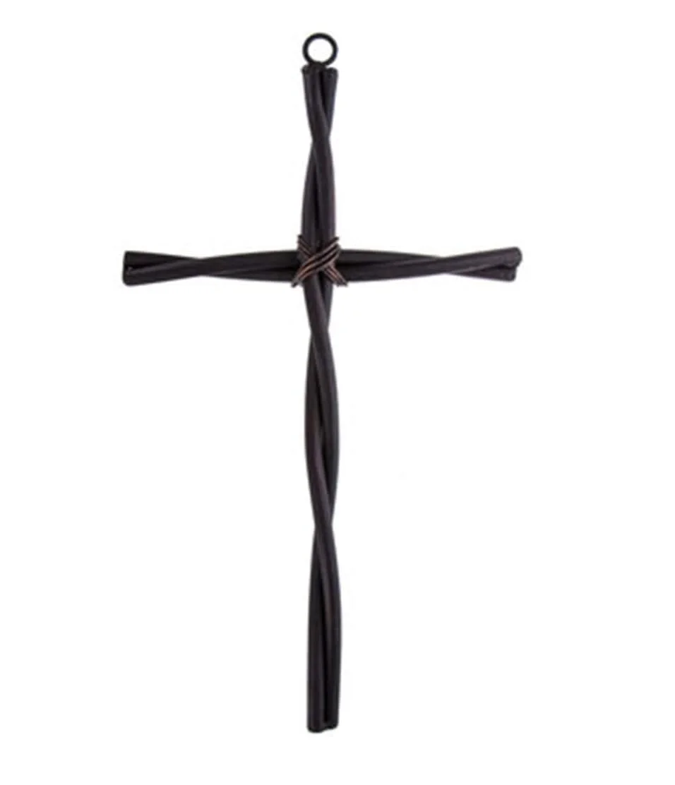 Iron Metal Cross for Catholic Decor