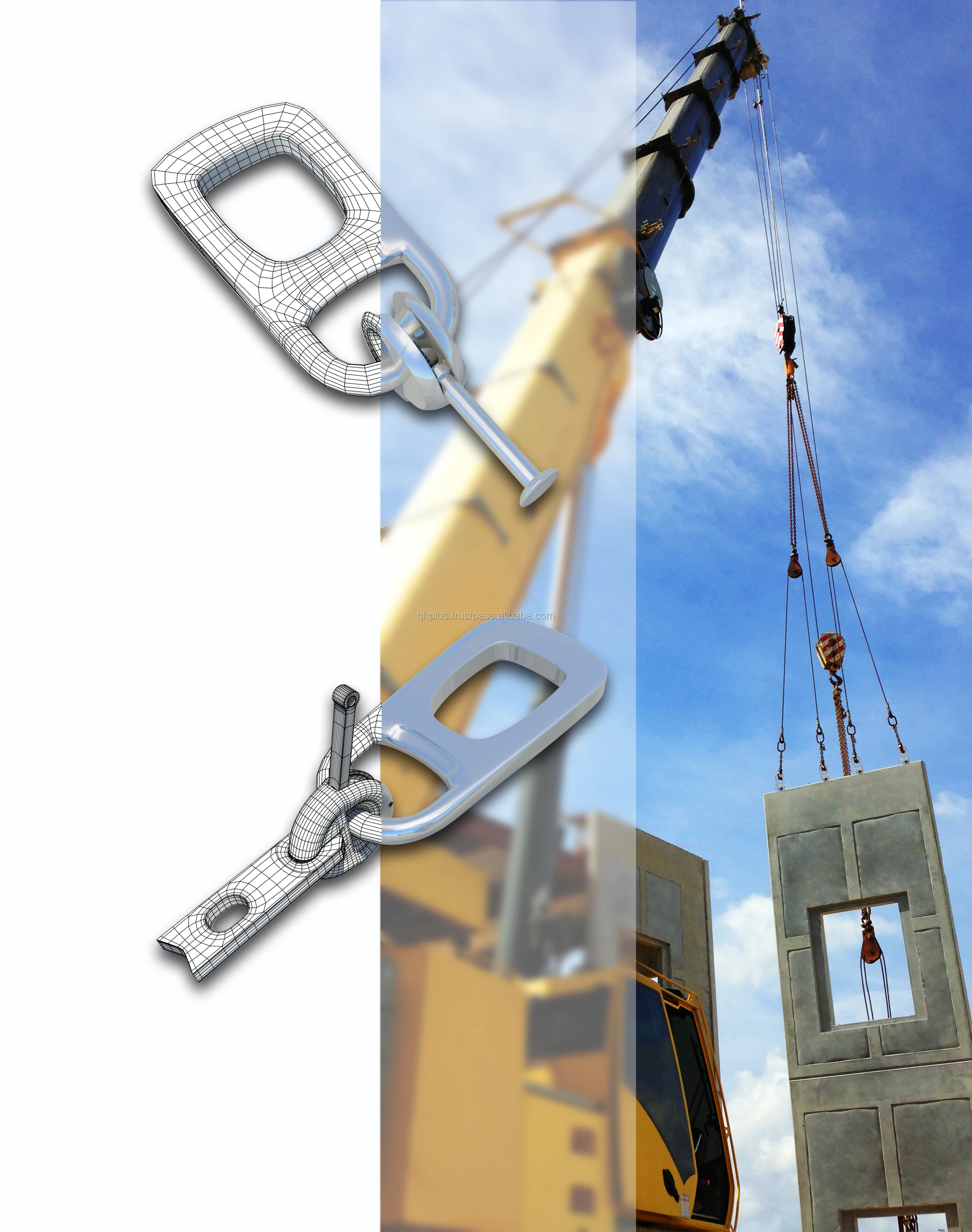 Lifting anchor for precast concrete - safest way for lifting (1.3 - 5 tons)