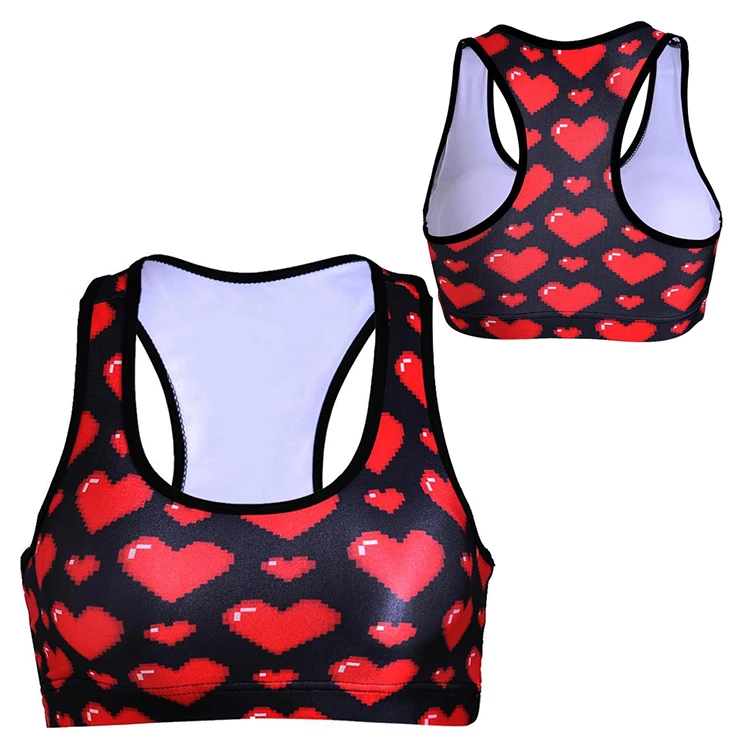 Customized Ladies Sports Bra for Workout Plus Size Quick Dry Breathable Lightweight Four-Way Stretch Solid Pattern