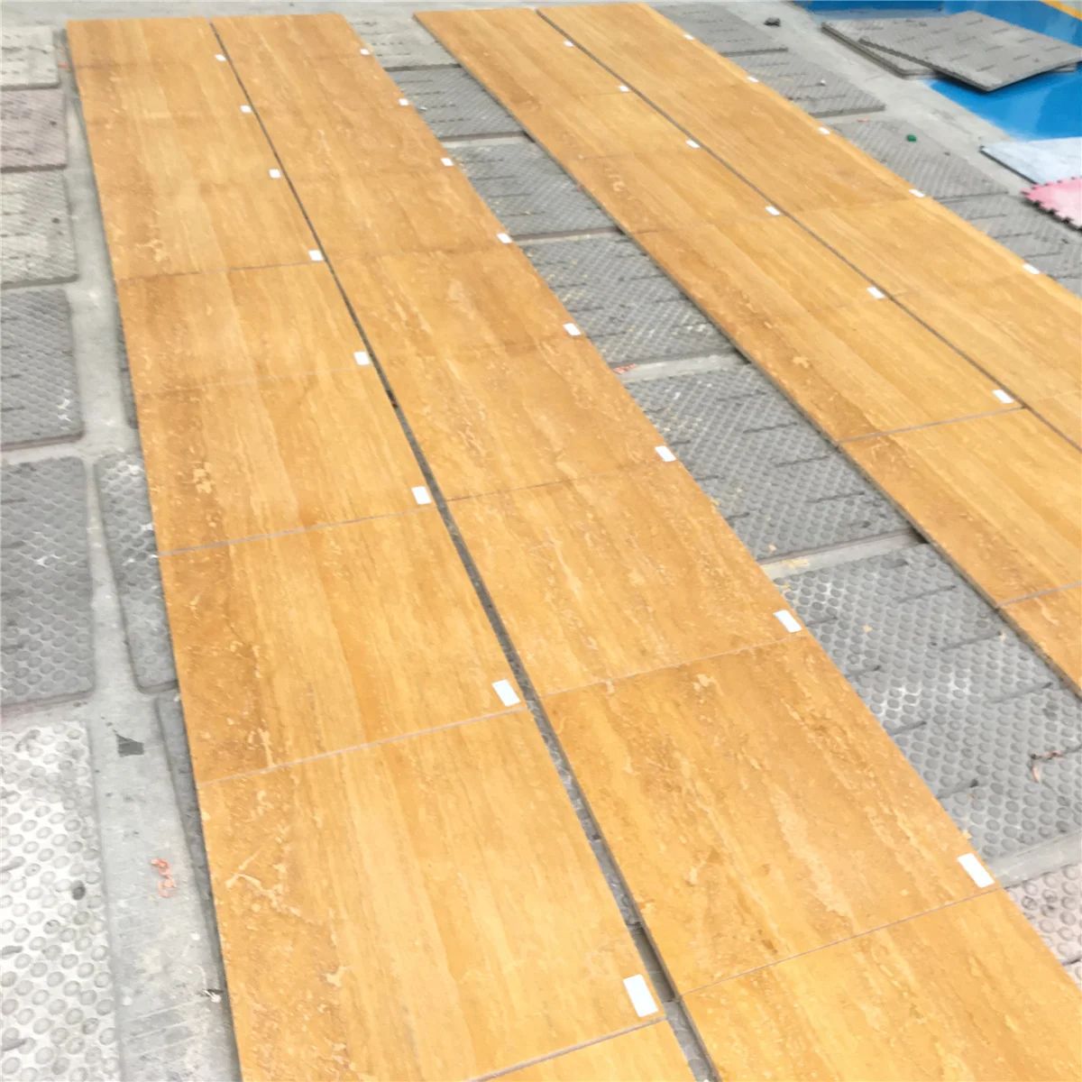  Натуральный желтый мрамор травертин пустыня золото