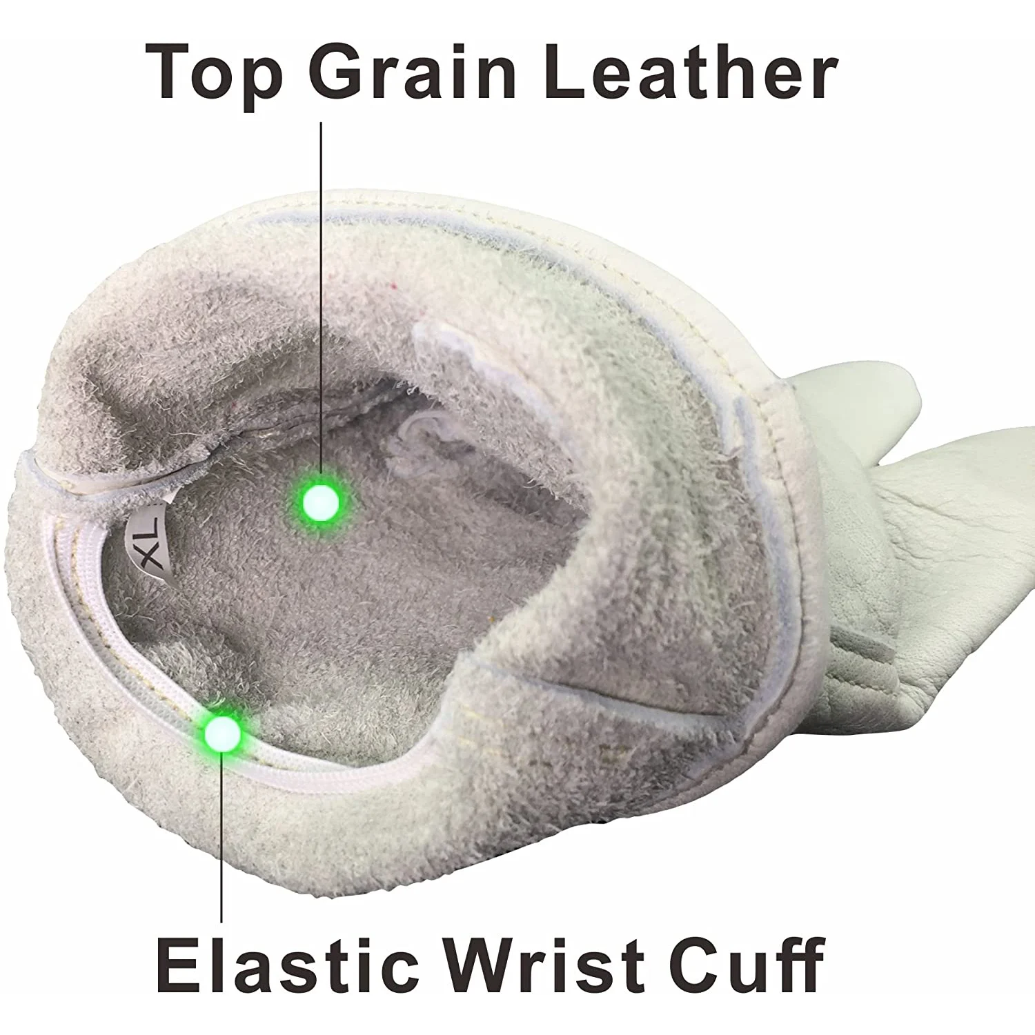 Cow Split Leather Work Gloves Driver Gloves  Truck Warehouse Garden Farm Men Women Outdoor Work Gloves