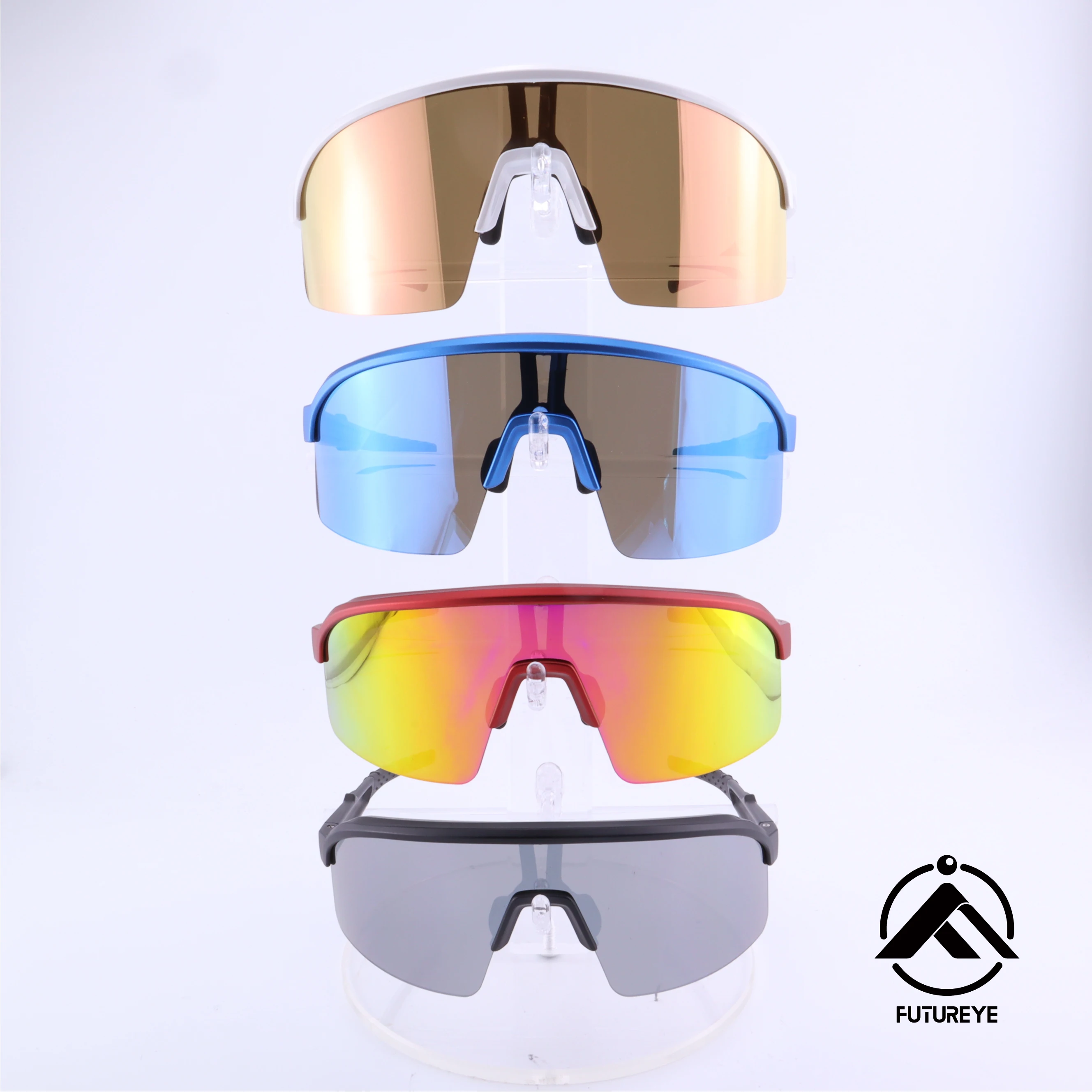sunglasses 2021 Taiwan Factory supplies outdoor sports customize glasses adjustable nose pad riding sun glasses