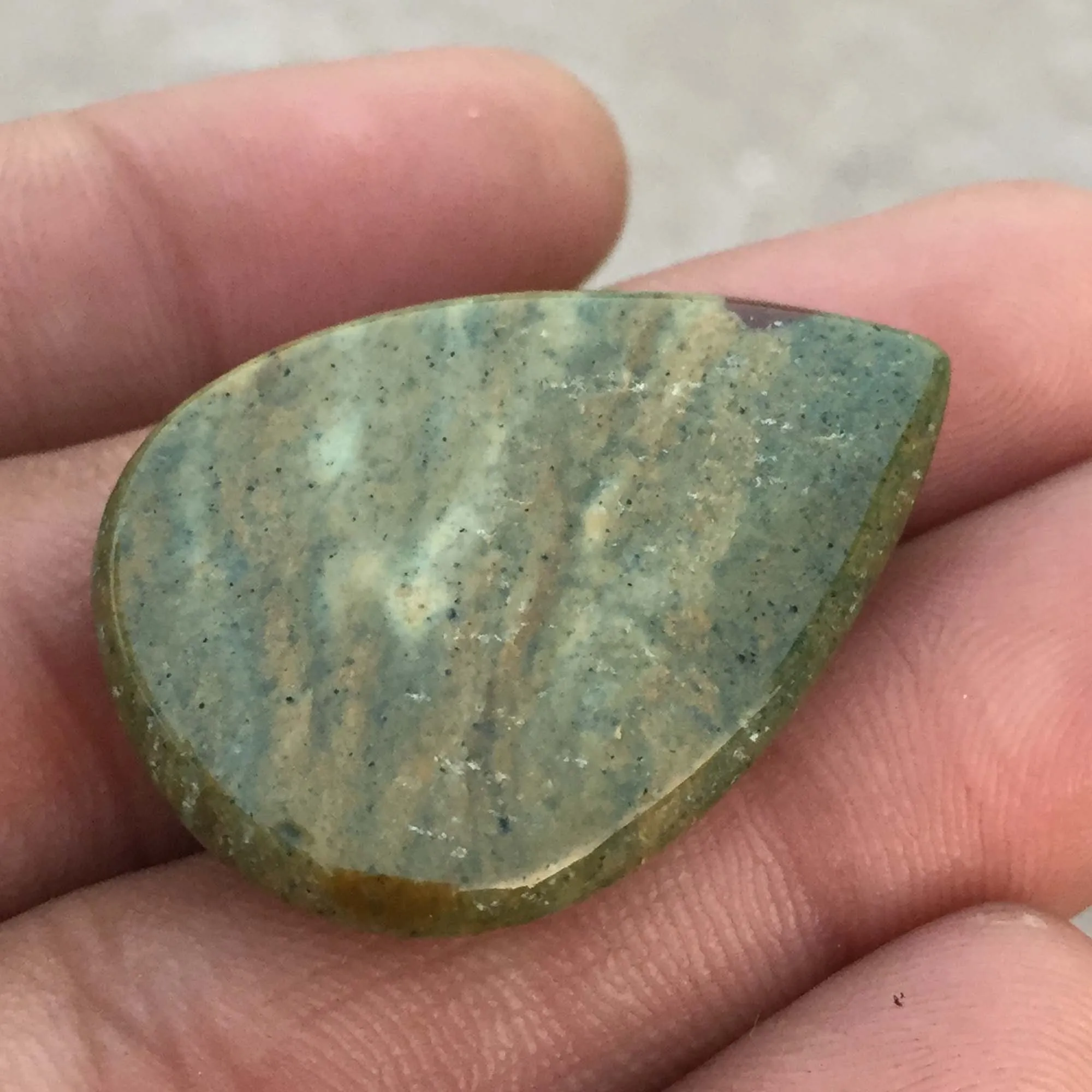  Натуральный камень крови свободный кабошон в форме груши Гладкий полированный драгоценный