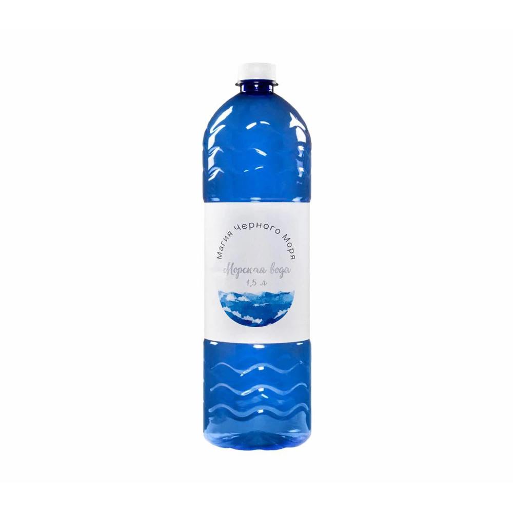 Natural source of iodine and iron bottled seawater, hair toner