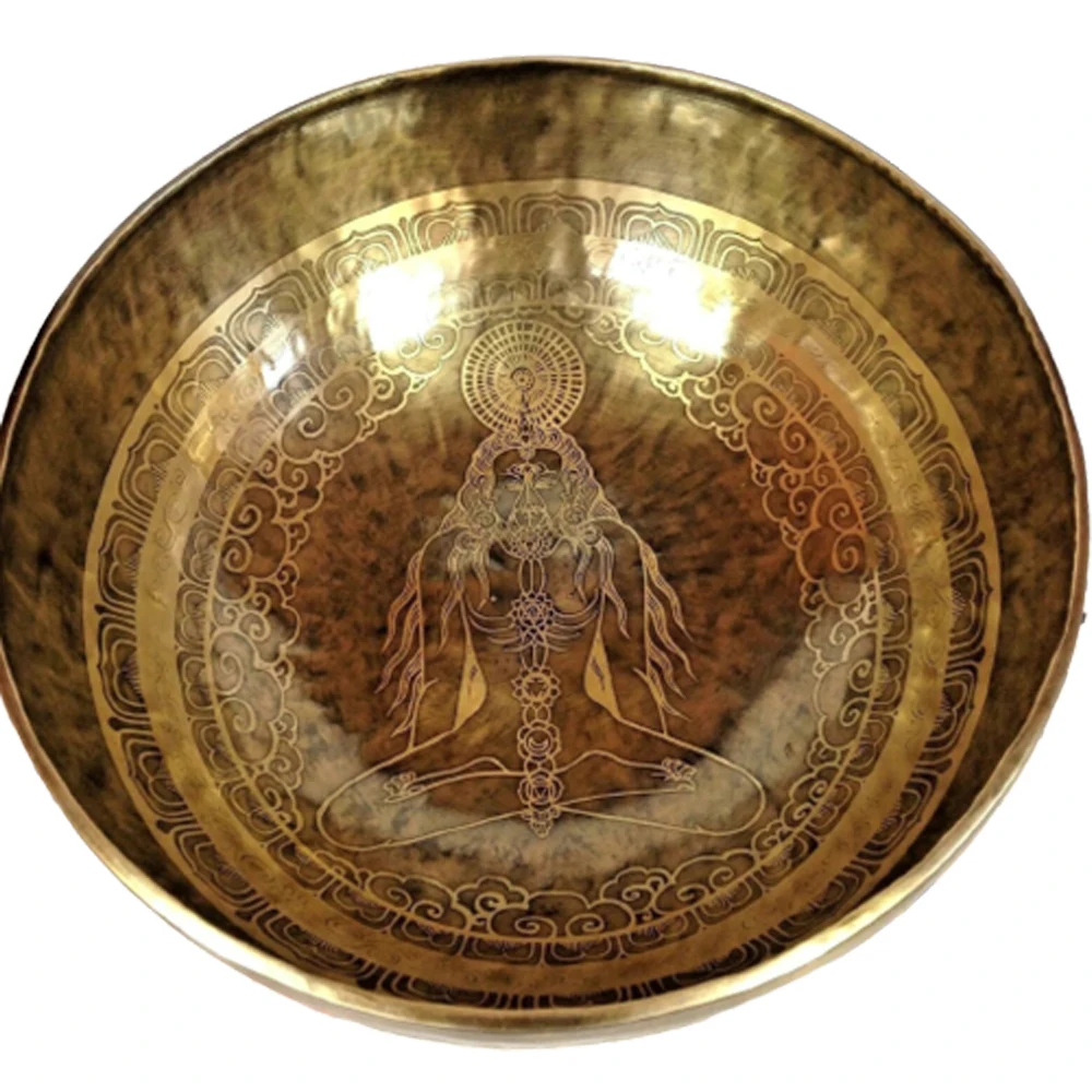 Handmade Tibetan Mantra Buddhist Singing Bowls, Healing & Bells Buddhist Meditation Buddhist Music