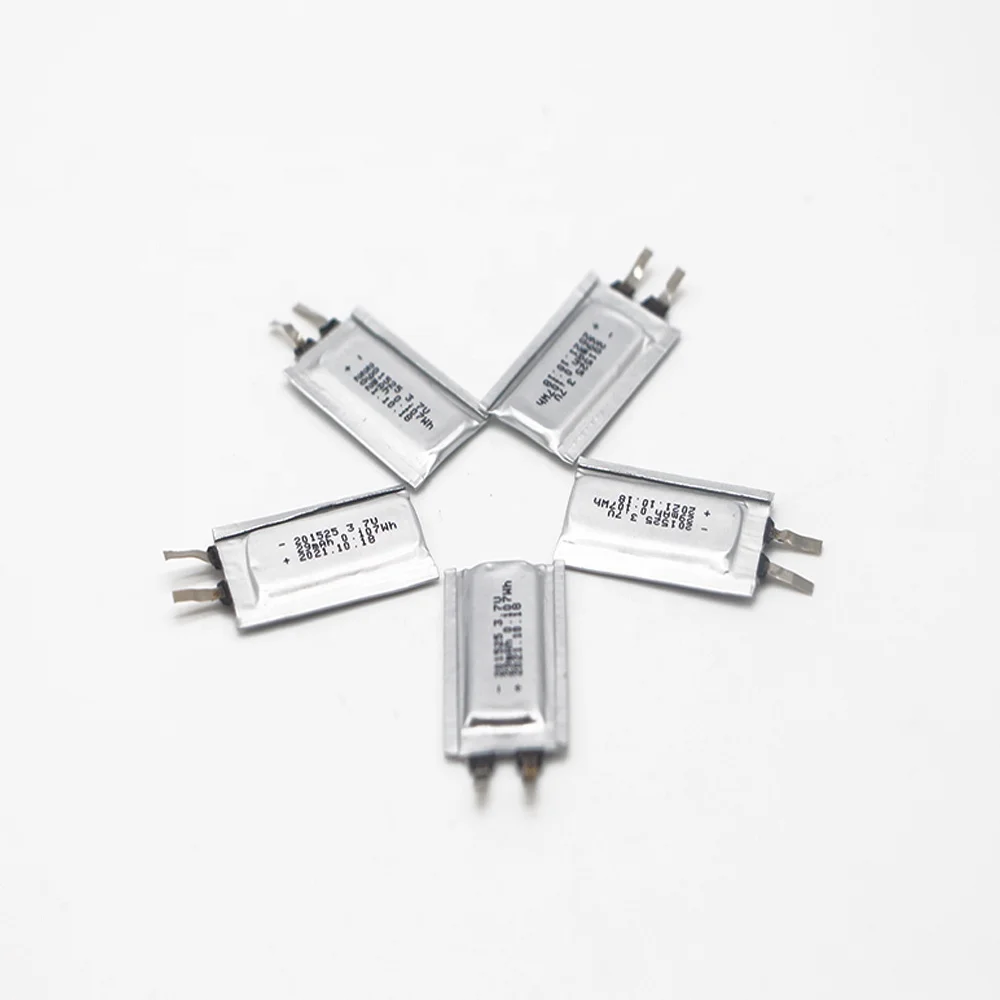 Chinese Manufacturer JHY practical polymer  201525 3.7V 29mAh Remote control battery