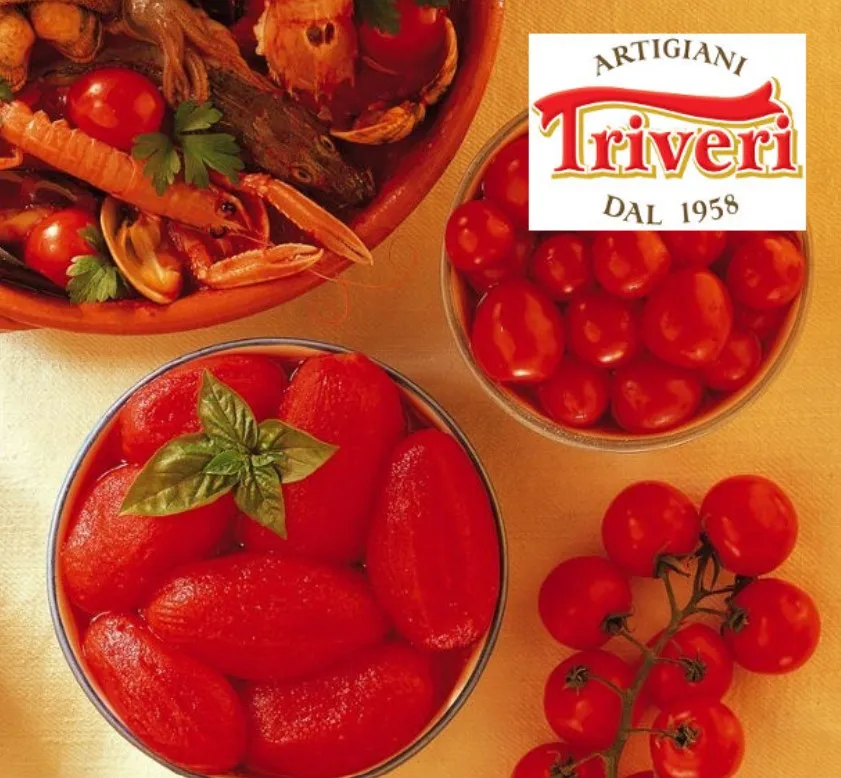 Triveri Biological peeled tomatoes in sauce 2.5 kg Made in Italy
