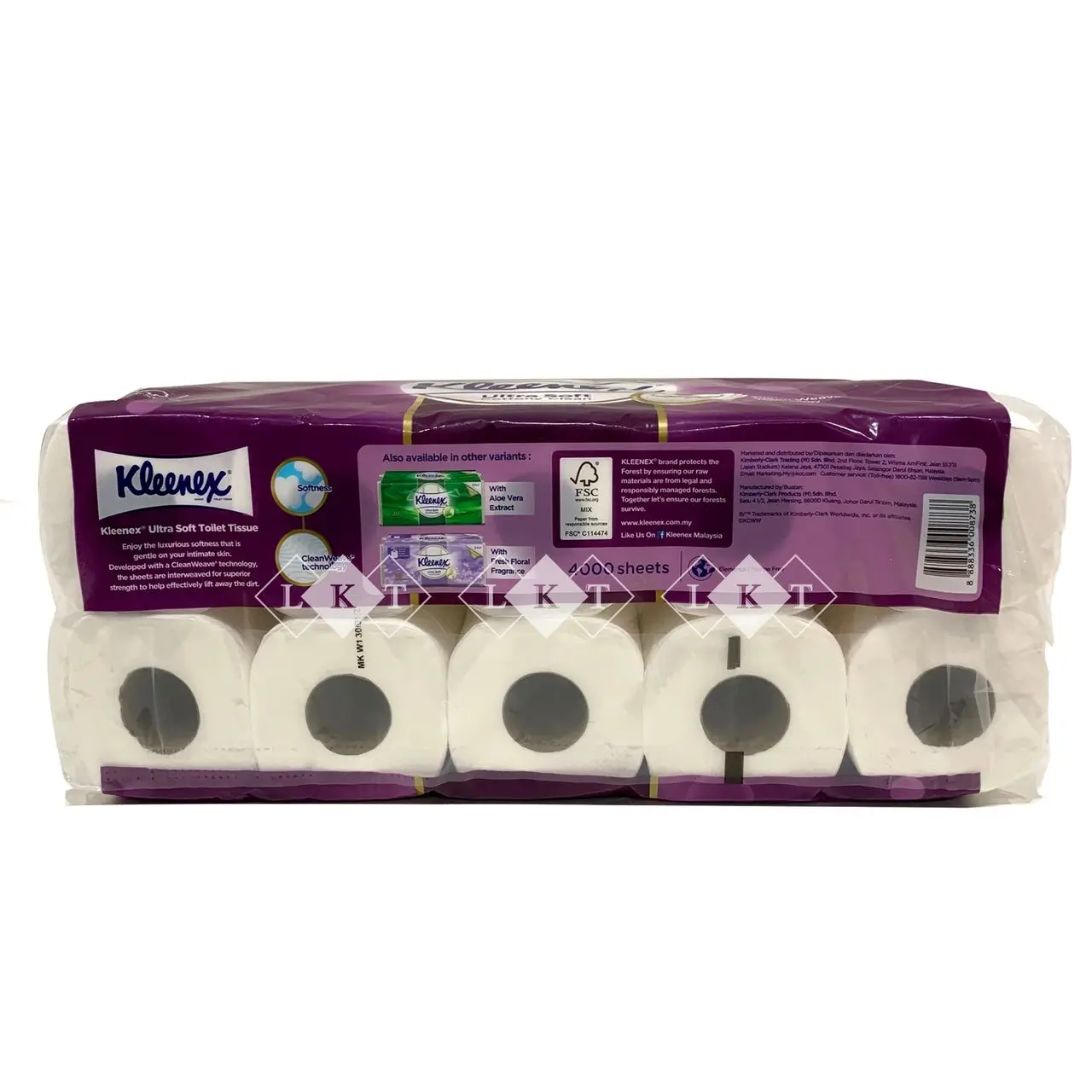 Wholesale Export Kleenex Ultra Soft Cottony Clean Toilet Tissue Roll 3 Ply