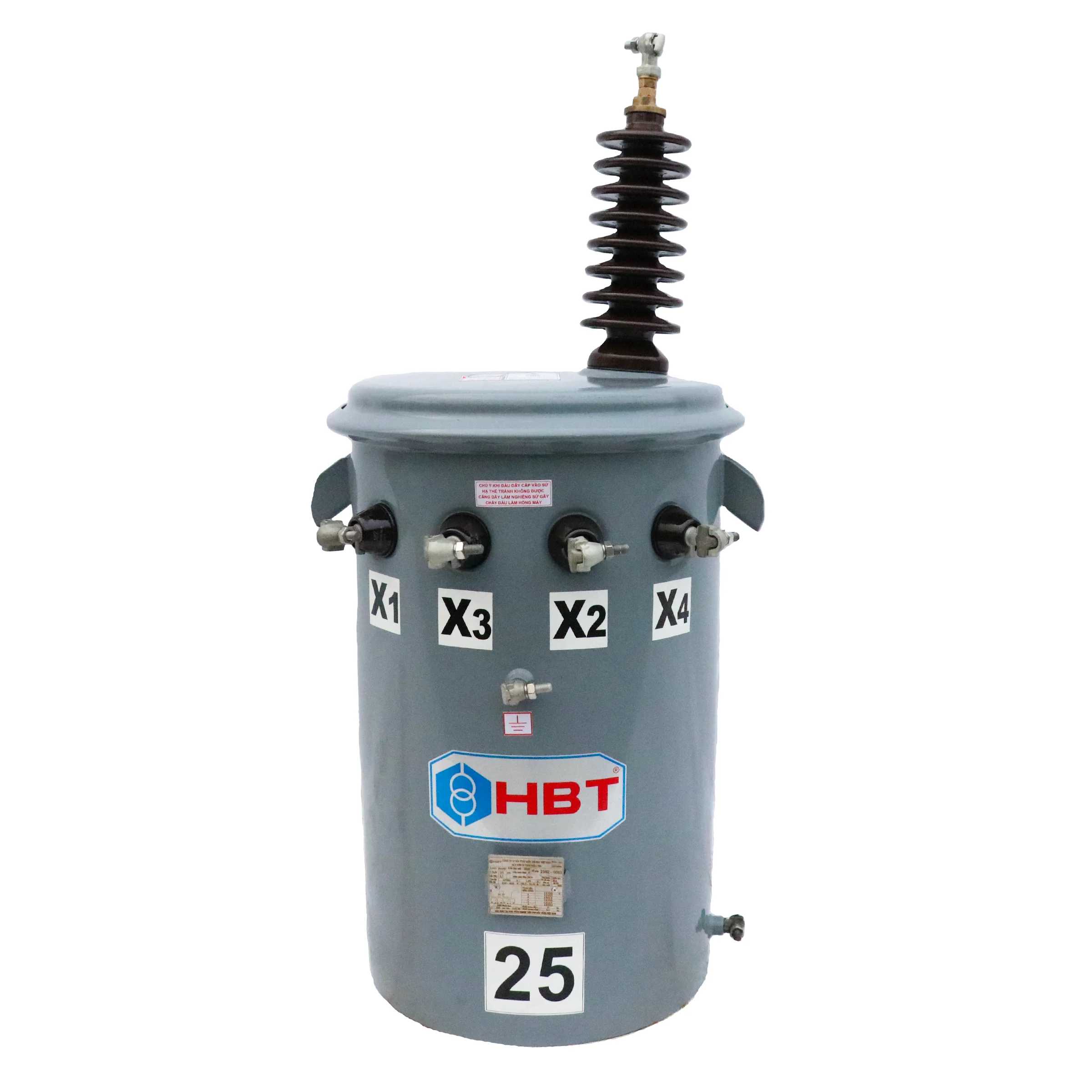 Winding HV/LV-Copper Material Power Usage Rectangle Coil Structure Single phase oil transformer From Vietnam