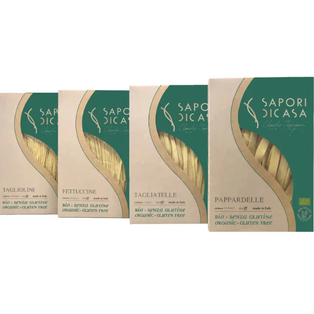 250 G Italian Pasta Brands Organic Gluten Free High Quality Italian Special Egg Pasta Fettuccine Gluten Free Organic Hand Made