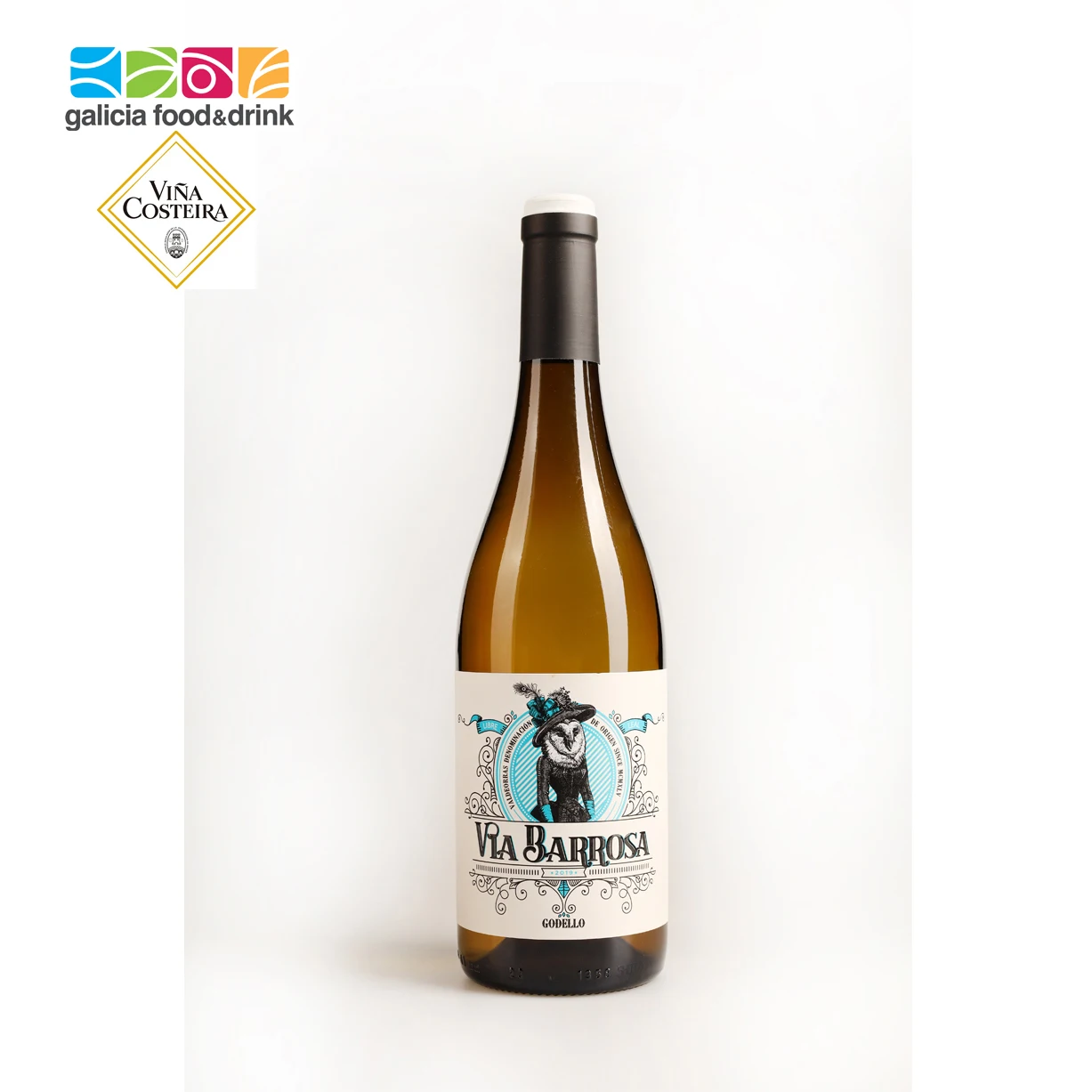 Белое вино Via Barrosa Godello 2020, DO Valdeorras, испанское вино [Vina Costeira]
