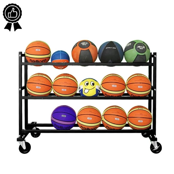 Ball organizer cart sports room Stadium indoor outdoor ball storage garage
