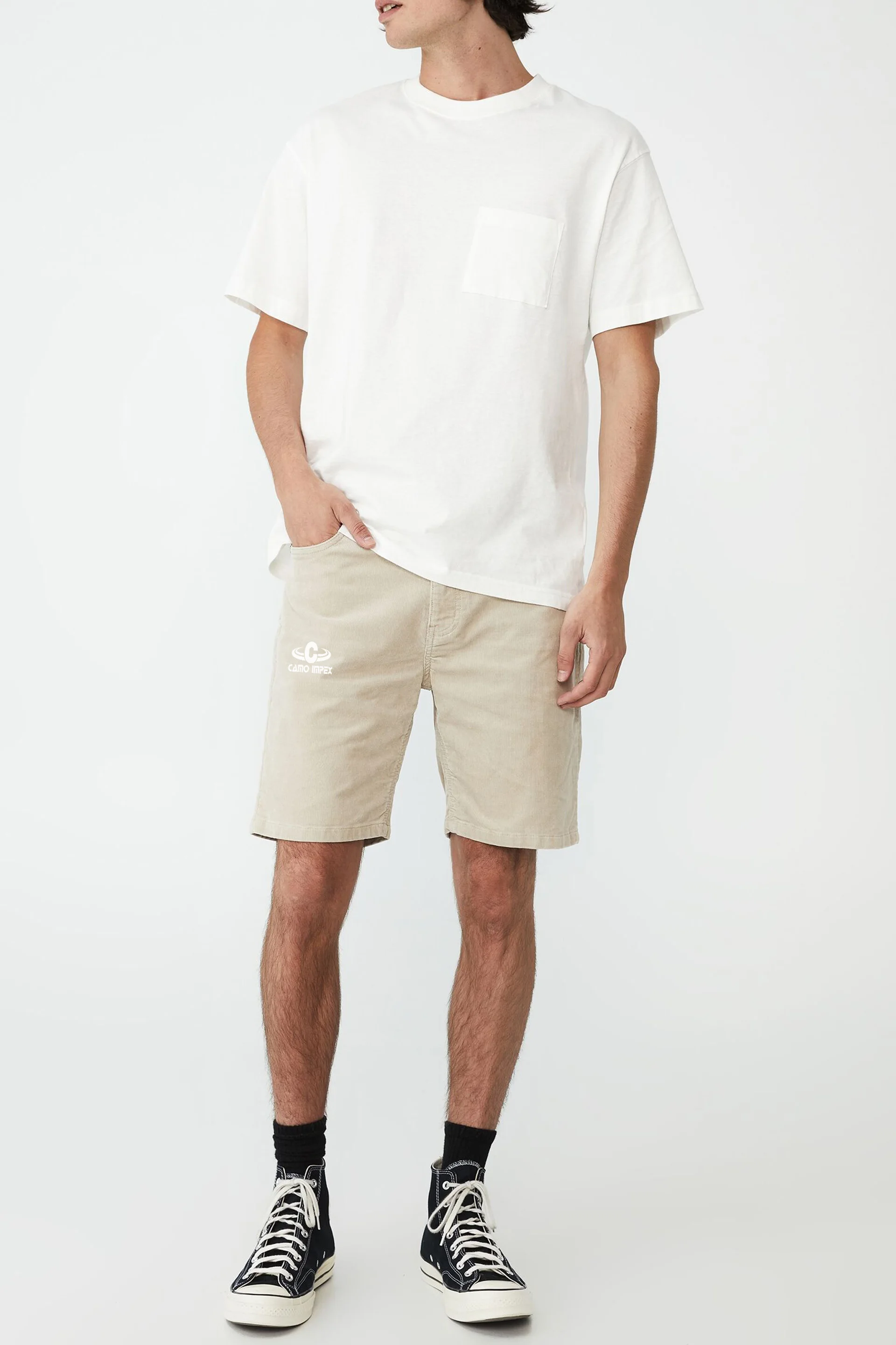 Men Custom New training Biker Gym Slim Fit Shorts For Men With Custom Logo Manufactured By Camo Impex