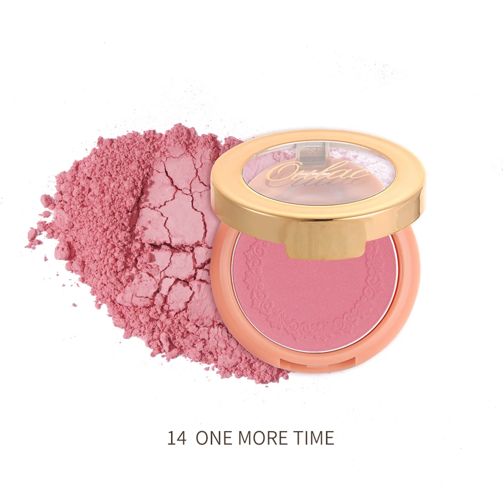 new stock  trend high quality matte  buildable  powder rose light color blush single make up for life cosmetics