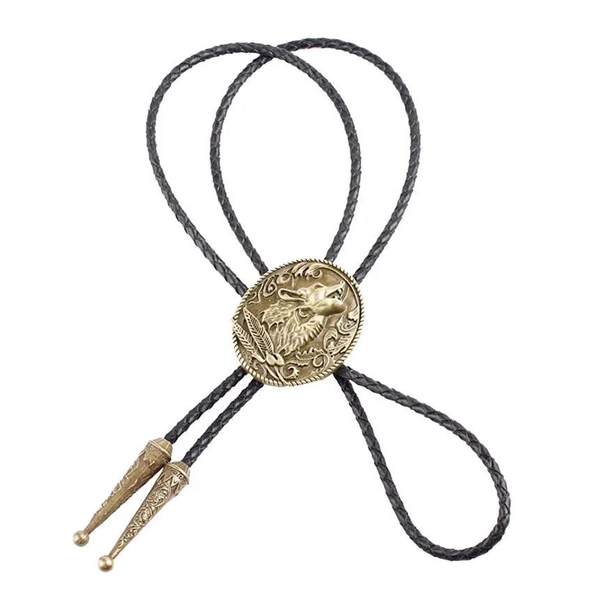 wholesale braided leather bolo tie cords