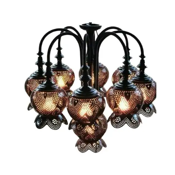 
Coconut Sheel Ceiling Lamp 9 Positions 