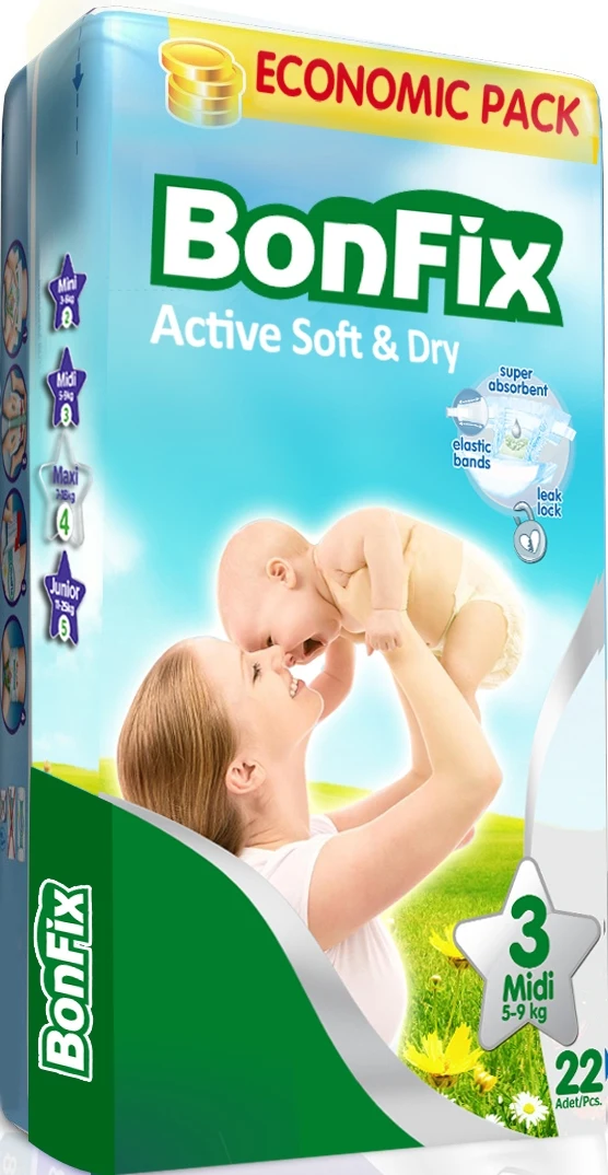 BONFIX BABY DIAPERS MINI MANUFACTURER FROM TURKEY