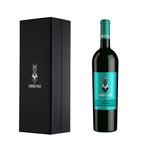 Luxury Bottle Of Italian White Wine LUGANA DOC 2019 Scuderia Italia 0.75L 13% For Special Occasions