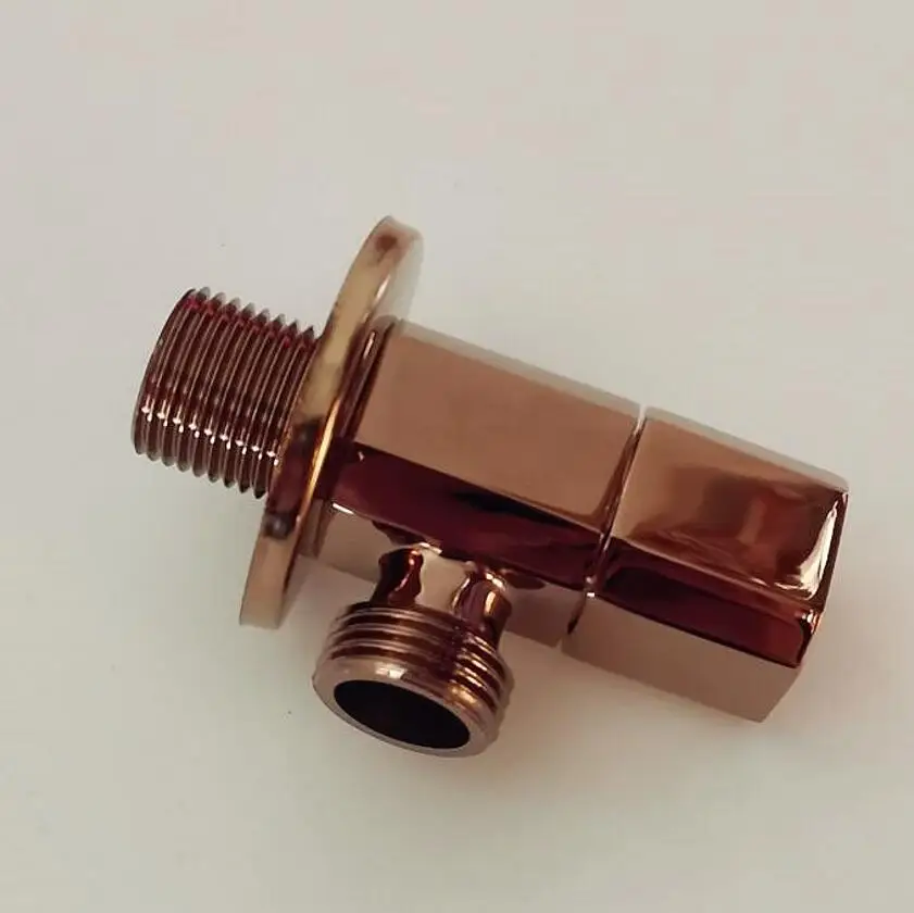 STOCCO brass copper black angle valve for Kitchen bathroom toilet Cold and hot water stop valve