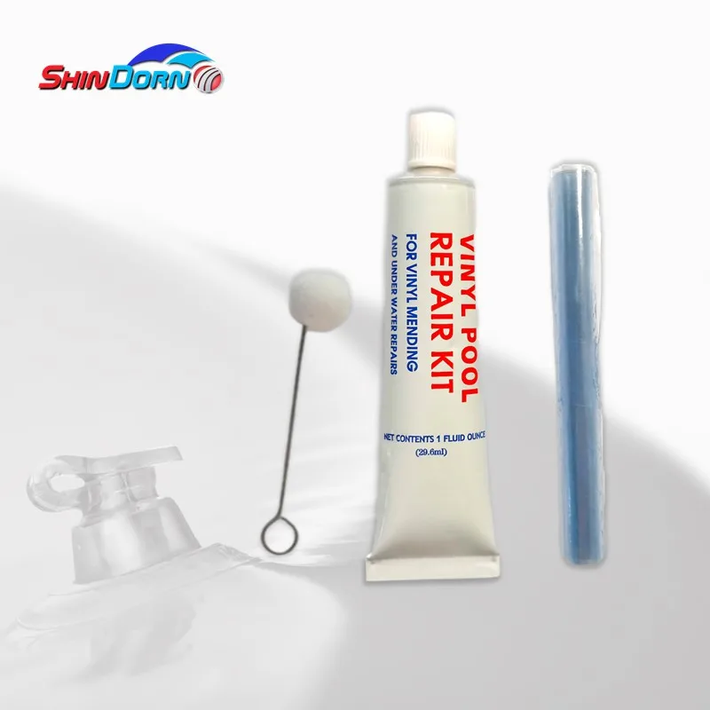 Heavy duty vinyl glue adhesive inflatable vinyl repair patch kit