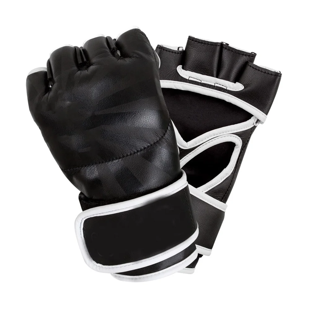 boxing crafts pro style half finger MMA Gloves factory leather made whole sale best updated version special edition fight gloves