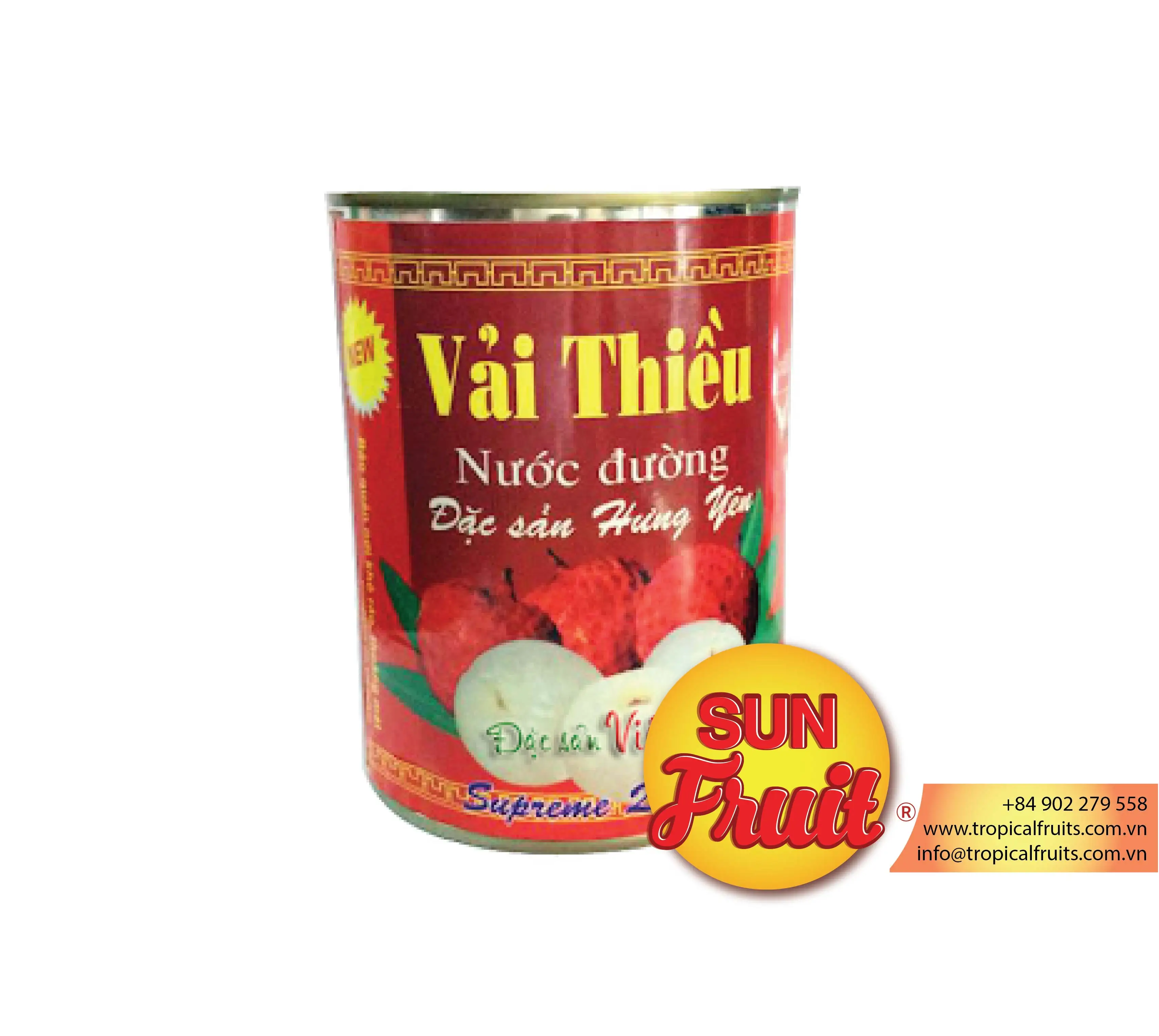 Fresh Canned Lychees In Light Syrup from Vietnam