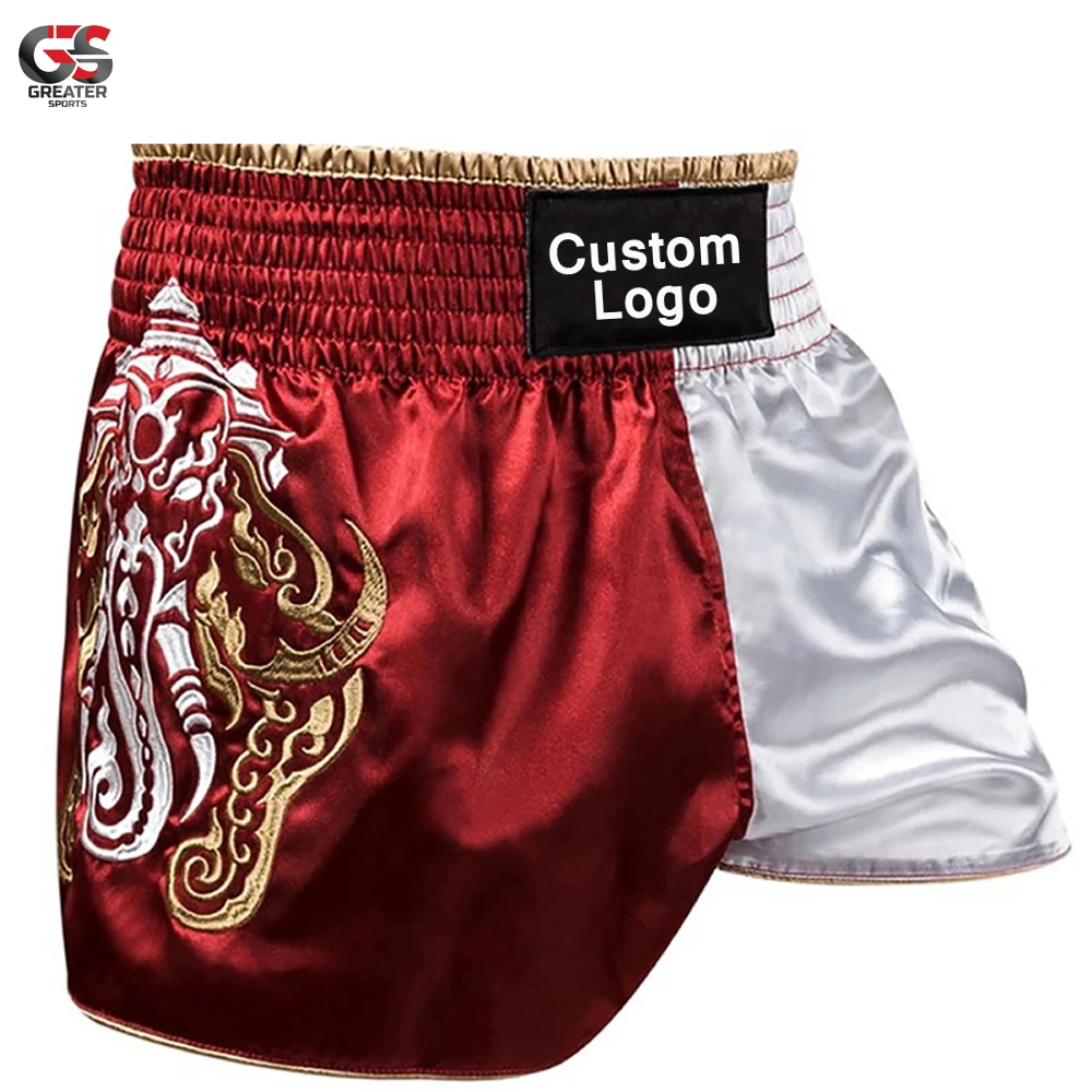 Wholesale Factory Made High Quality Custom Design OEM Services Training Men Professional Kickboxing Shorts