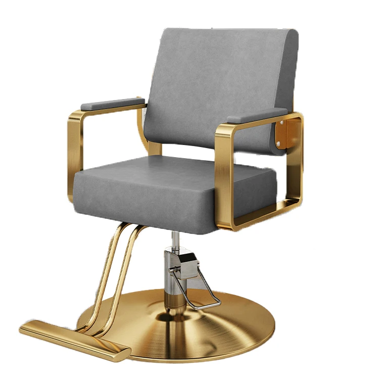Прочный Модный удобный дышащий дешевый современный высококлассный и высококачественный стульчик для салона парикмахерской