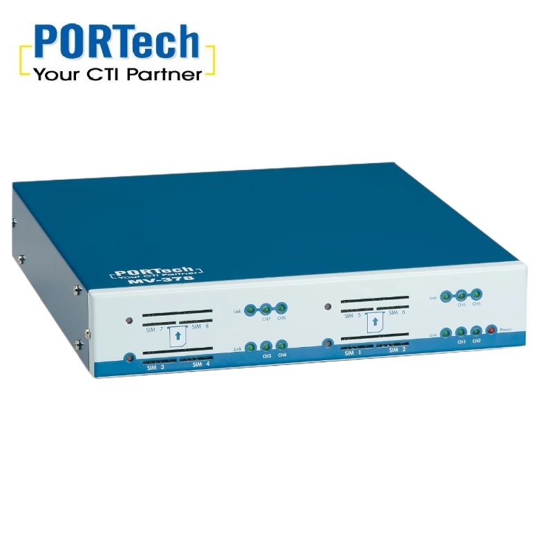 MV-378L 8 каналов портов gsm шлюз 4 аппарат не привязан к оператору сотовой связи voip