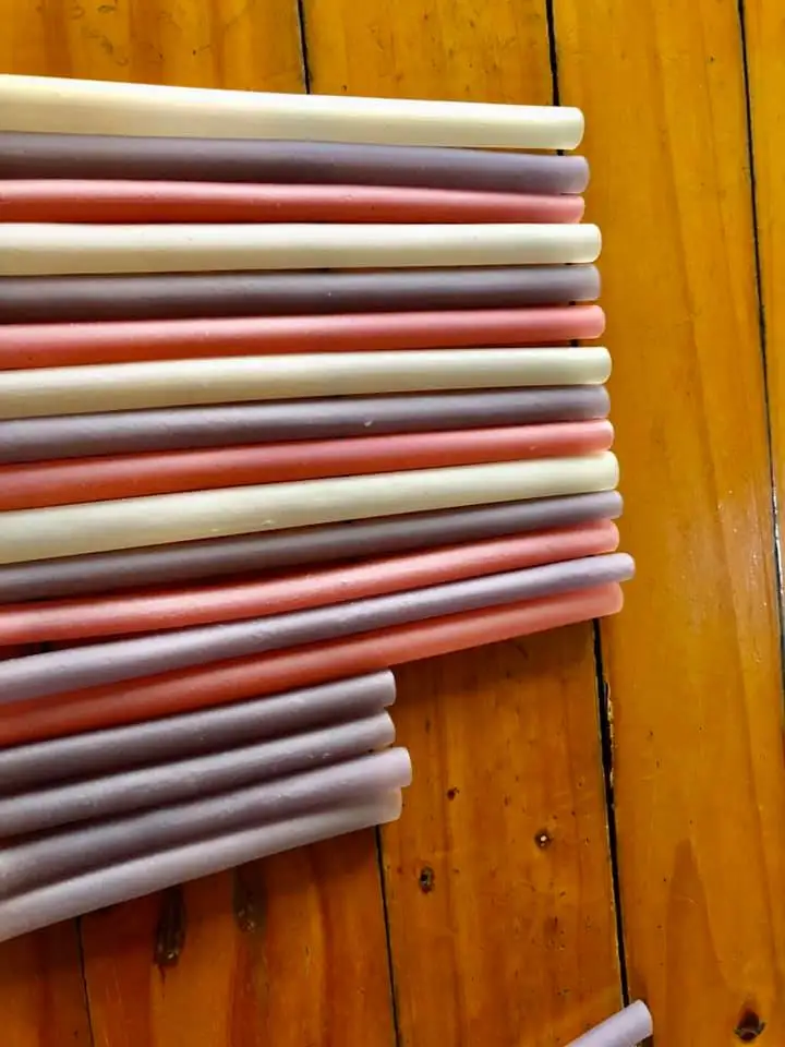 Top Quality Eco Friendly Edible Rice Straws 100% Biodegradable Made In Vietnam