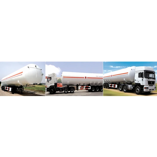 Горизонтальный криогенный жидкий кислород азот аргон танк с испарителем для полуприцепа