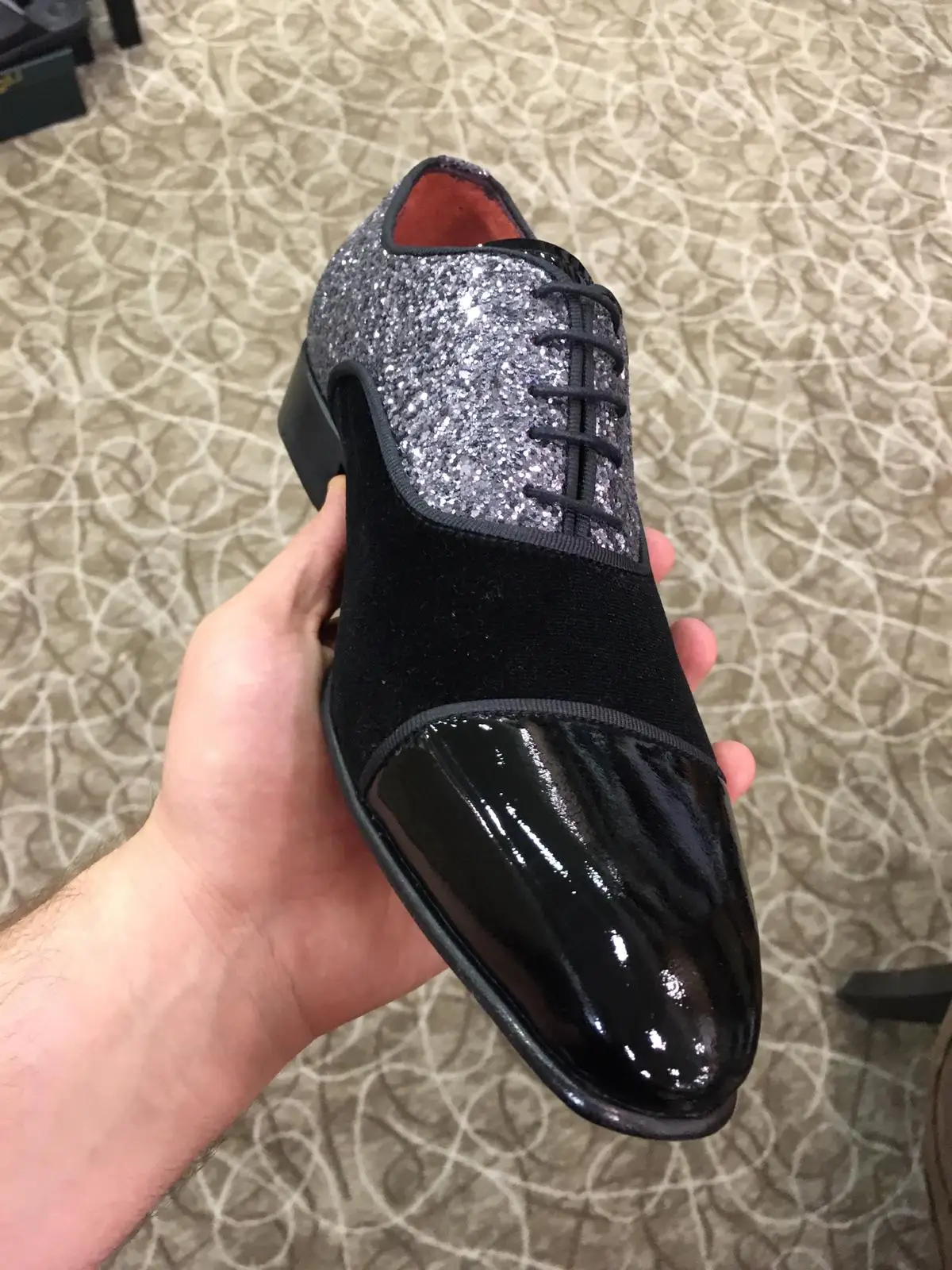 
2021 Turkish Genuine Leather Wedding Shoes 