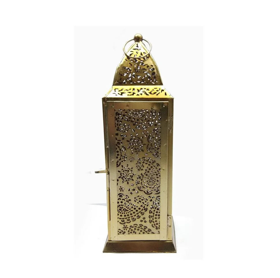 Hot Selling Decorative Hanging Metal Lantern Garden Iron Lanterns with Candle Lights Etched Lantern Manufacturer from India