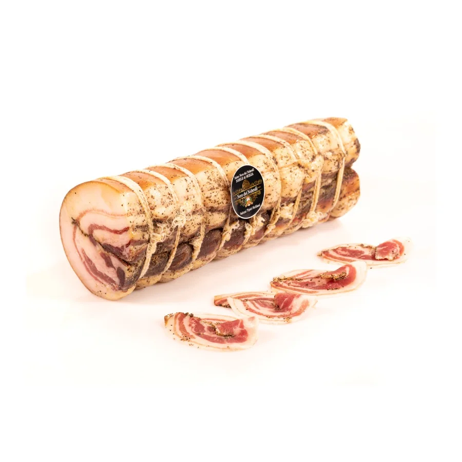 Высококачественное итальянское Свиное мясо из сицилийского черного свиньи с деформированным животом