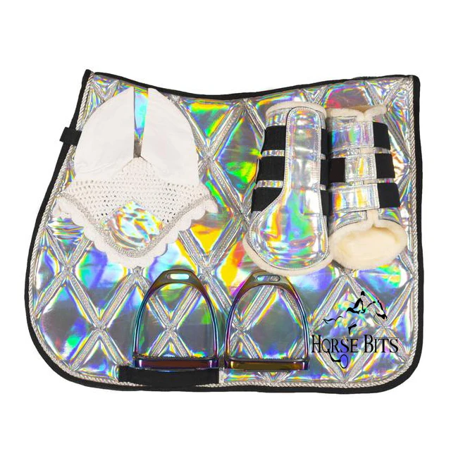 Equestrian saddle pad sets, English saddle pad sets, Custom saddle pad sets /different color saddle pad sets