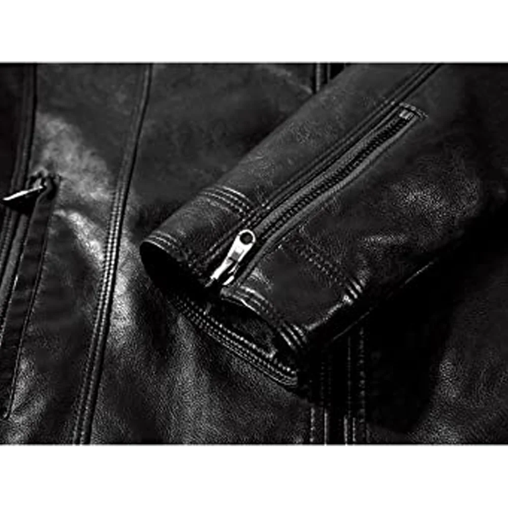 Fashion Men black Leather Jacket/men leather jackets/Pakistan leather jackets
