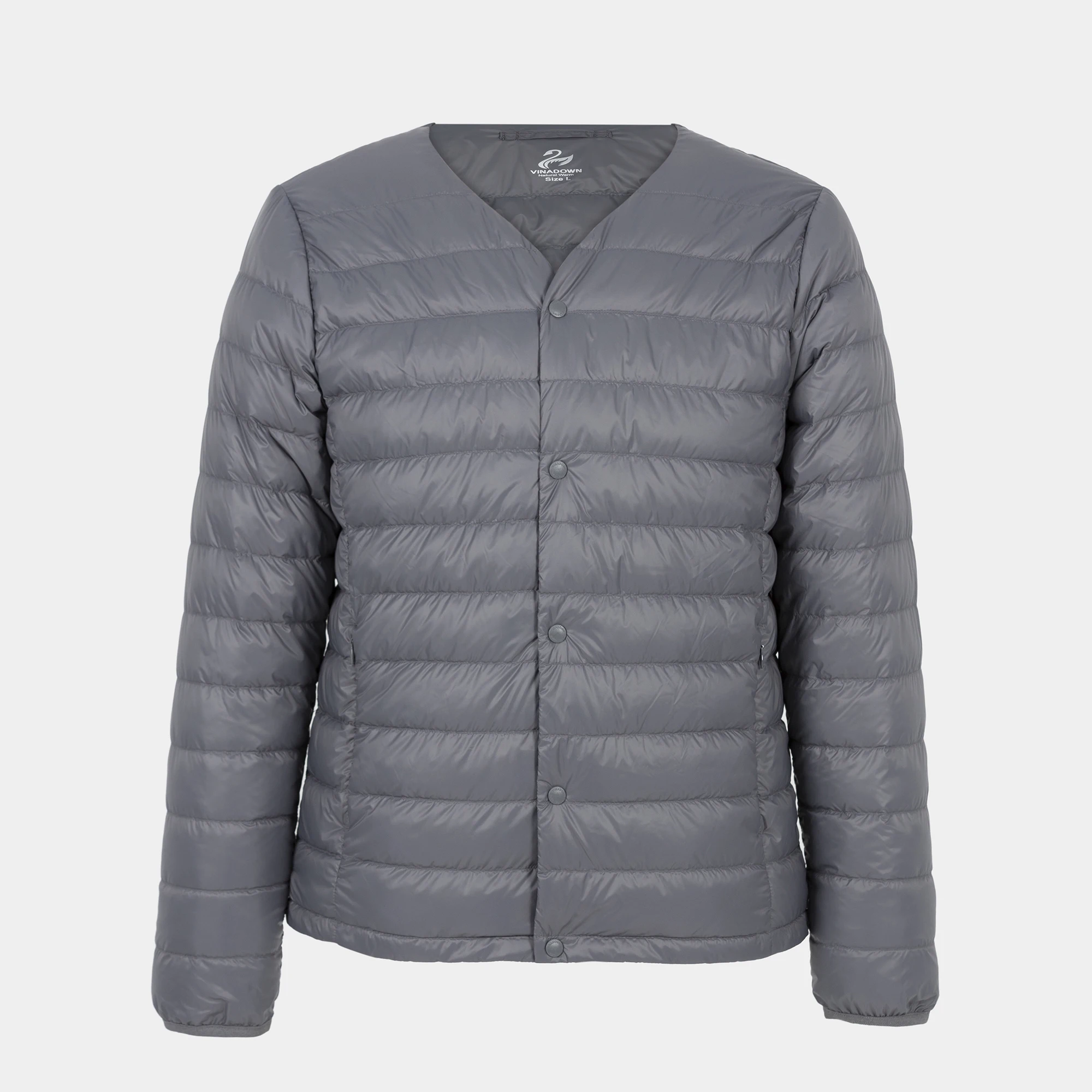 MEN ULTRA LIGHT DOWN COMPACT V NECK CARDIGAN WITH HIGH QUALITY IN VIETNAM