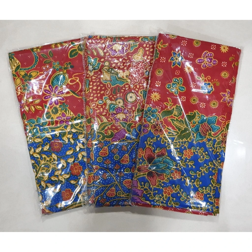
Wholesale Malaysia Batik 100% cotton fabric machine print with floral design pattern 