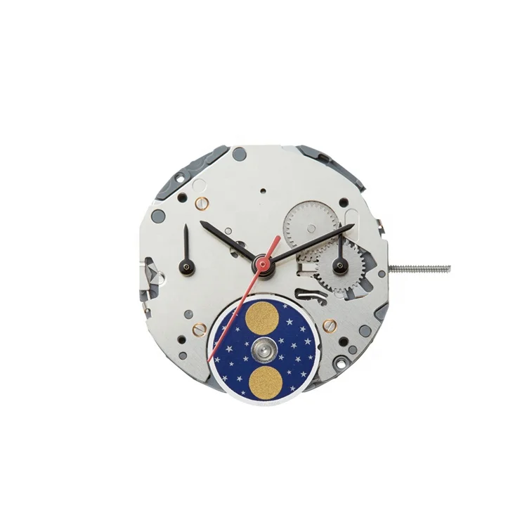 6P20-00A Miyota Japanese Multi-function Moon-Phase Watch Movement With Moon-Phase