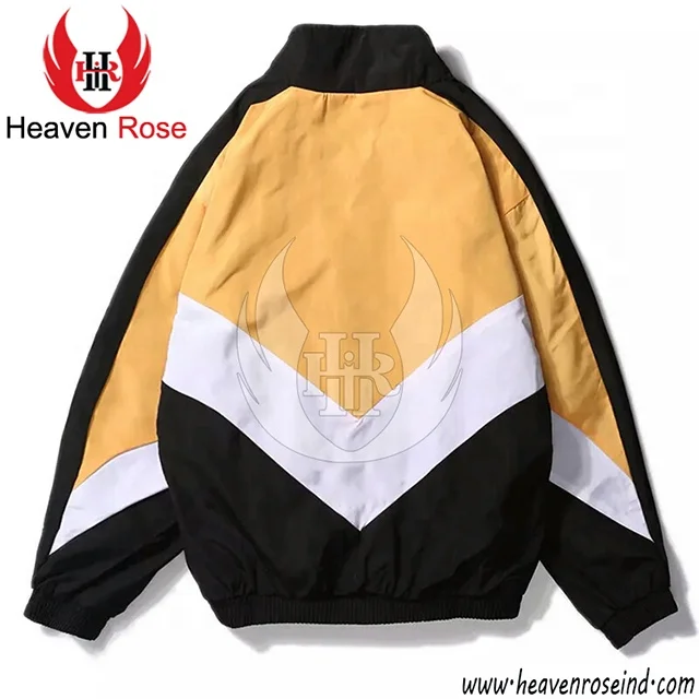 Black And White Windbreaker Jacket Men Green Wind Breaker Jackets Custom Made OEM Service