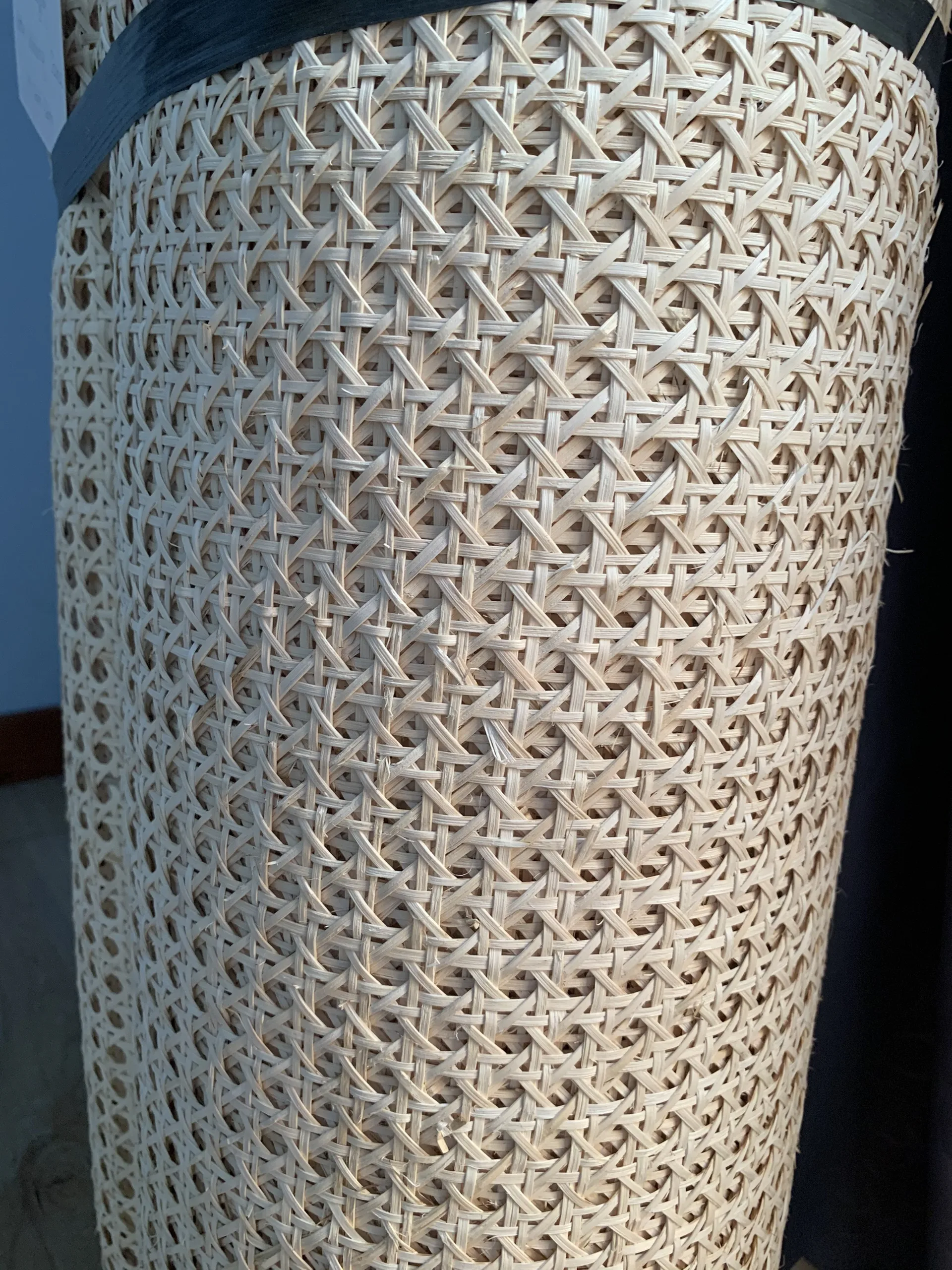 Factory price Fast delivery Natural Mesh Rattan Cane Webbing Roll Hand Woven Webbing Cane