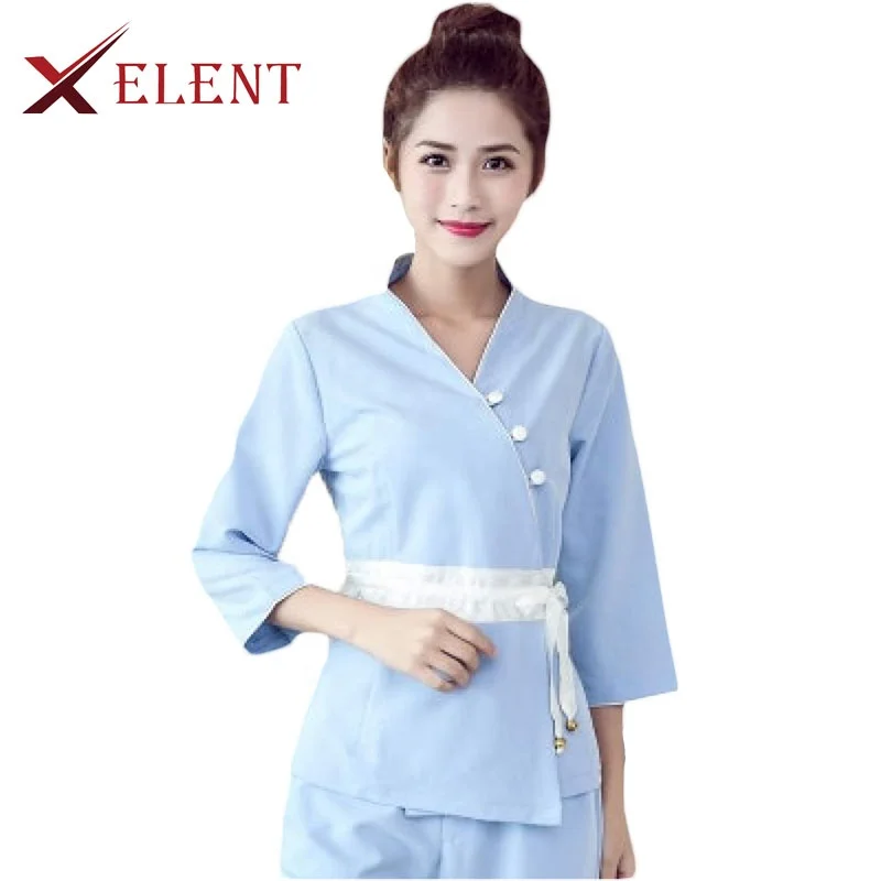 fashion spa uniform custom massage uniform