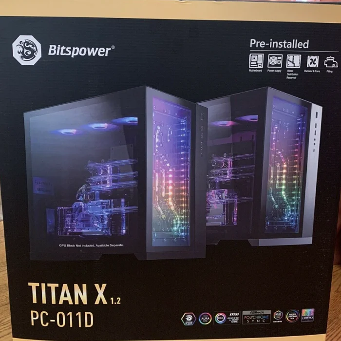 
100% Bitspower Titan X 1.2 Intel PC-011D Water-Cooled Desktop 