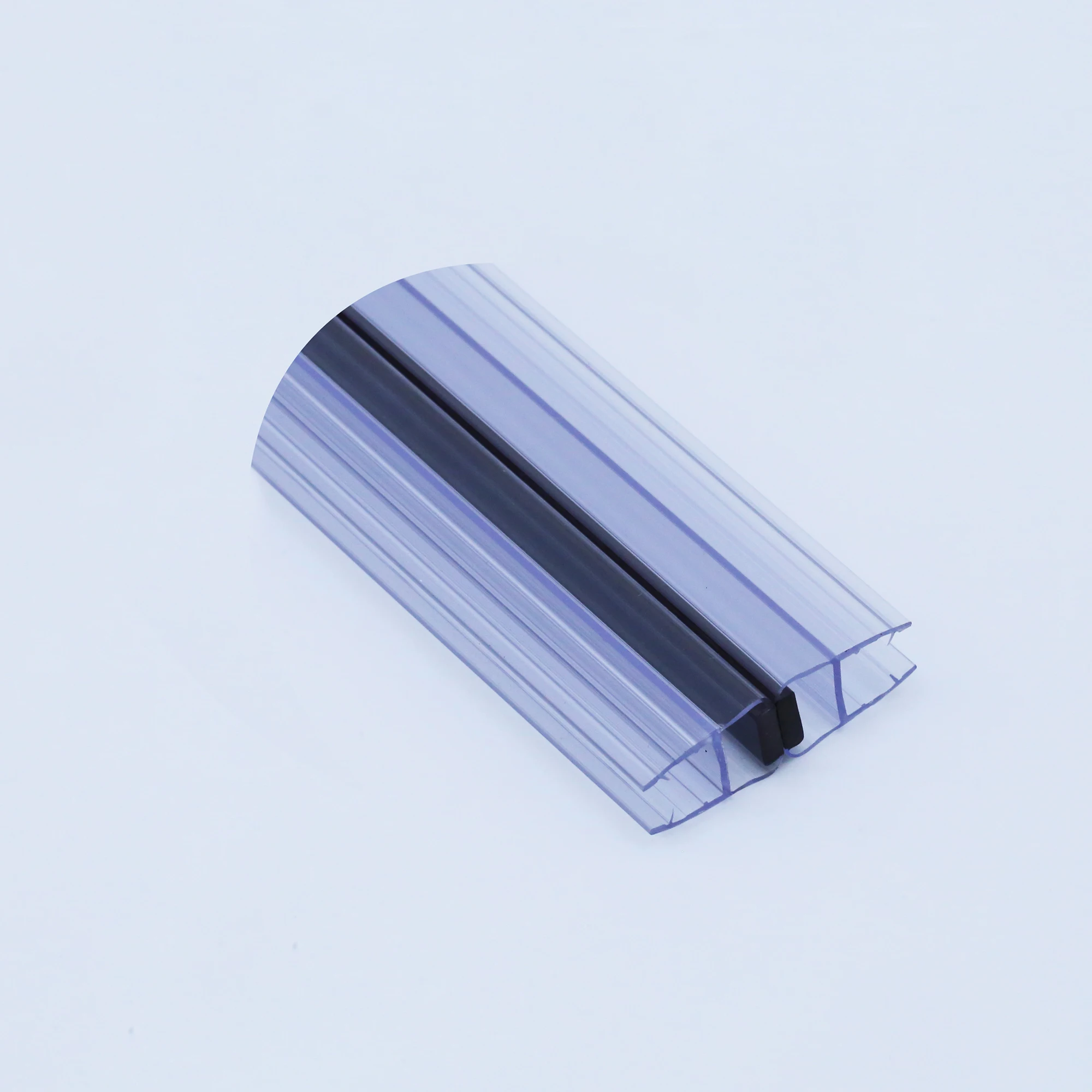 Bathroom Hardware Shower Door Pvc Seal Magnetic Strip Bathroom Door Sealing Strip For Glass Shower Door