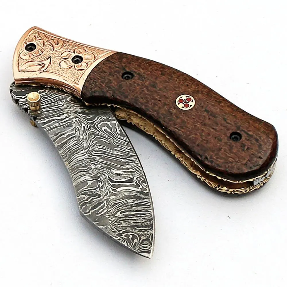 Новое поступление, профессиональный дамасский складной нож | Самый продаваемый в Пакистане дамасский складной нож